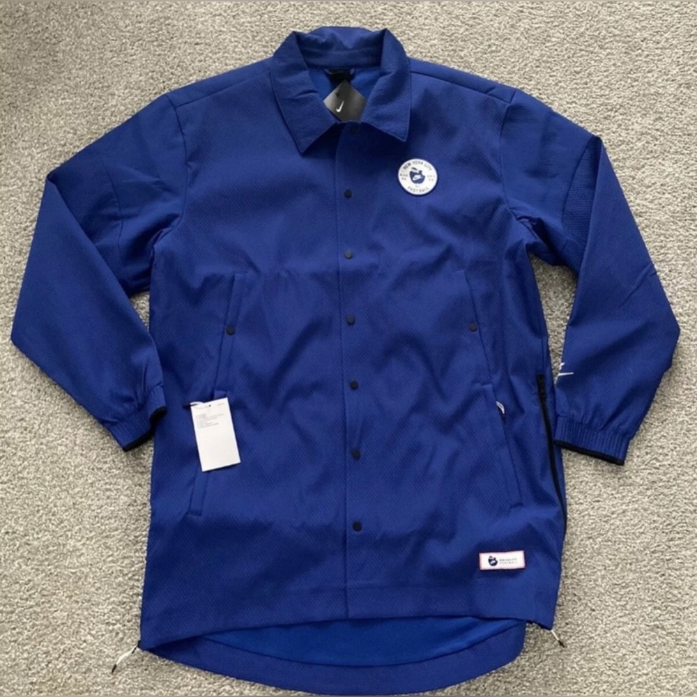 Nike New York City Football Big Apple Jacket Blue AT6643-495 Mens sz Medium